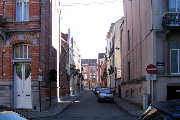 La rue du Tocsin depuis la rue Jenneval, 2007