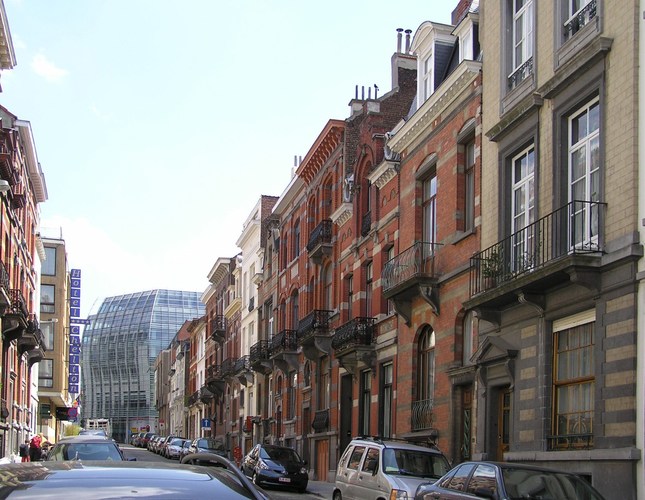 Rue Véronèse, côté impair, vers l’avenue de Cortenberg, 2008