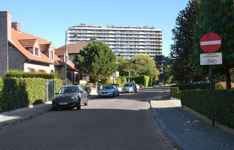 Avenue de l’Amphore, vue vers l’avenue du Forum, ARCHistory / APEB, 2018