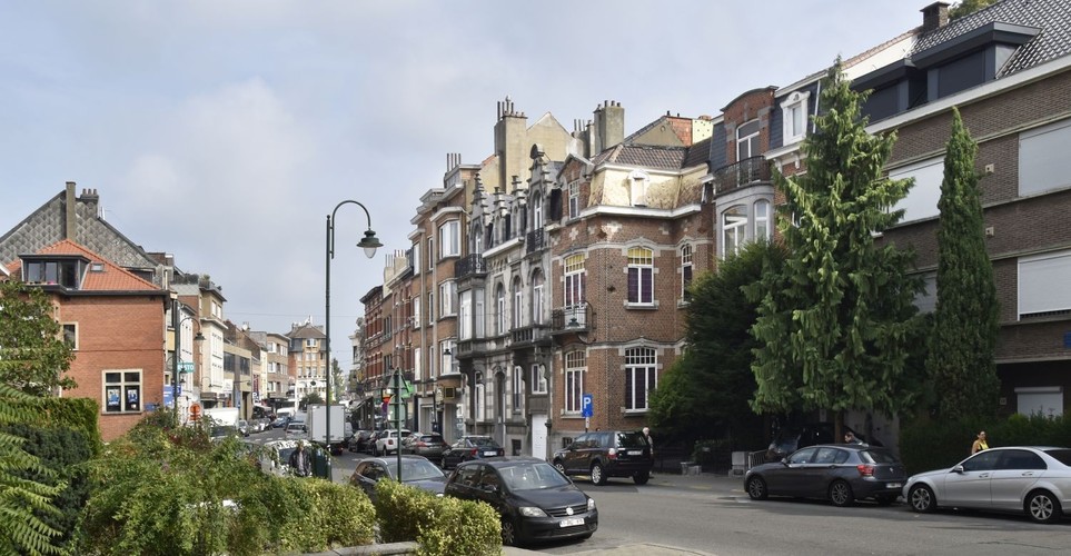 Rue De Wand, vue depuis l’avenue des Pagodes vers le nord, ARCHistory / APEB, 2018