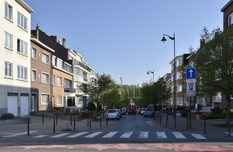 Avenue Édouard Kufferath, vue depuis l’avenue Rommelaere, ARCHistory / APEB, 2018
