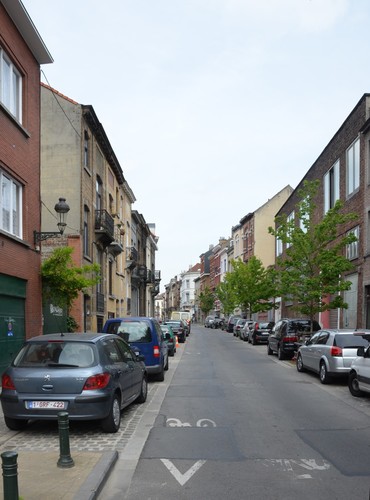 Rue des Ailes, vue depuis la chaussée de Haecht, 2014