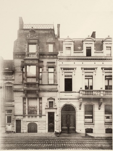 Rue Gallait, maison conçue par Maurice Dechamps, aujourd'hui démolie ([i]Vers l'Art[/i], 2, 1906, pl. 9).