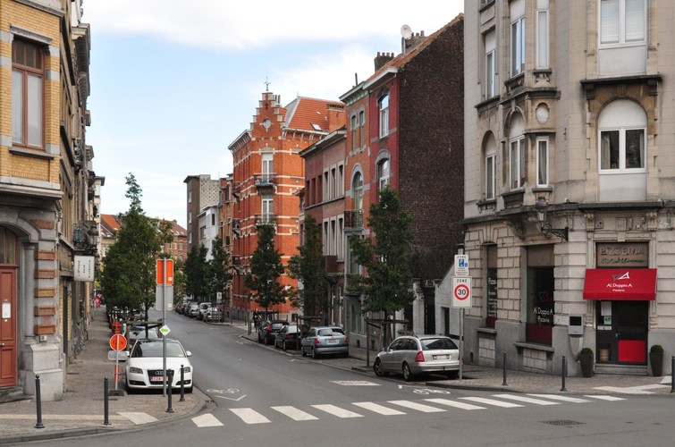 Hermanstraat vanuit de Louis Bertrandlaan, 2012