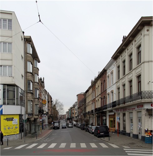 Metsysstraat vanuit de Eugène Verboekhovenplein, 2014