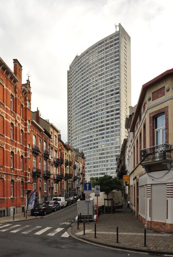 Rue Teniers, vue depuis la rue Herman, 2012