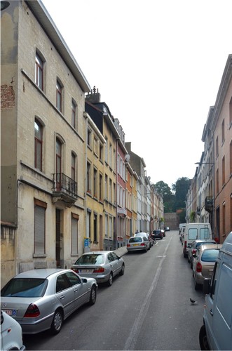 Rue de la Chaumière, vue vers la Petite rue des Secours, 2014