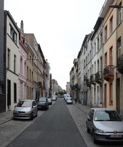 Rue Liedts, vue depuis la rue d'Aerschot, 2014