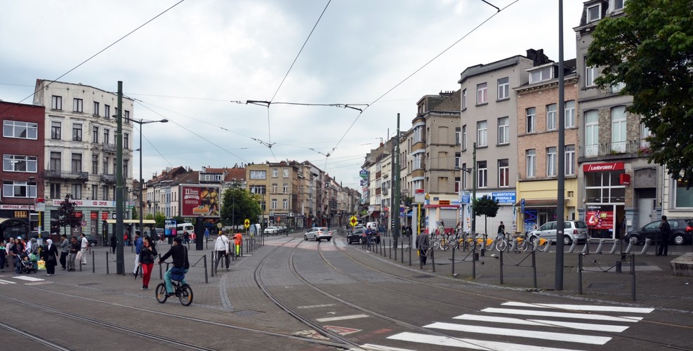 Place Liedts, vers la rue Gallait, 2014