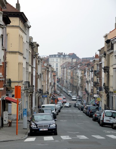 Rue de la Consolation, vue des premiers tronçons depuis l’avenue Paul Deschanel, 2012