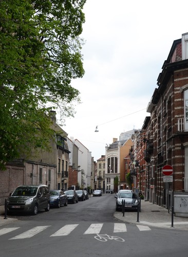 Rue de la Ruche, vue depuis la rue de l'Est, 2014