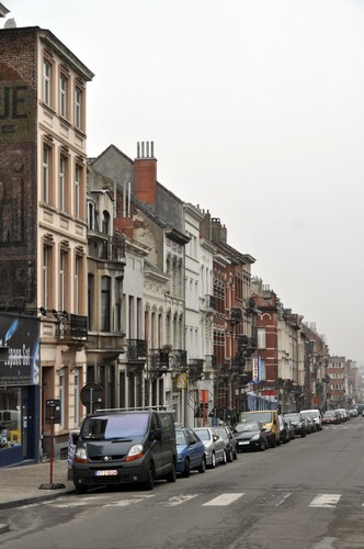 Avenue Dailly, vue du côté impair à partir du no 201-203, 2012