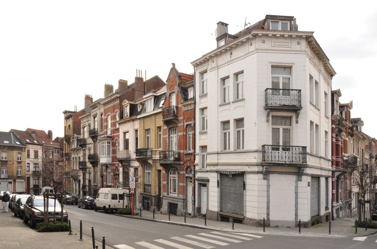 Gustave Fussstraat, onpare zijde van het tweede straatgedeelte, 2012