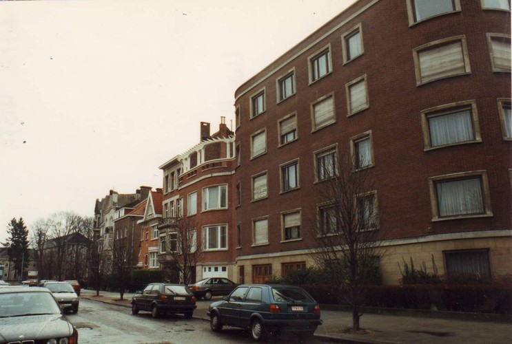 Avenue Boileau, côté impair vers l'avenue E. Mertens et l'avenue Nestor Plissart, 1993