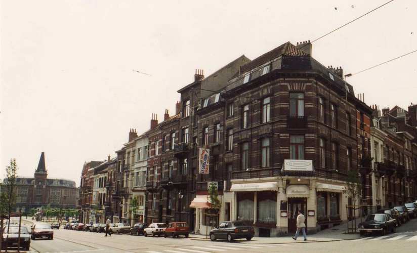 Bouwblok tussen Sint-Pietersplein en Frankenstraat, onpare zijde (foto 1993-1995)