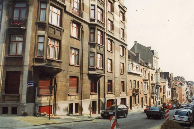 Koningsveldstraat, pare zijde vanuit de Oudergemlaan, 1994
