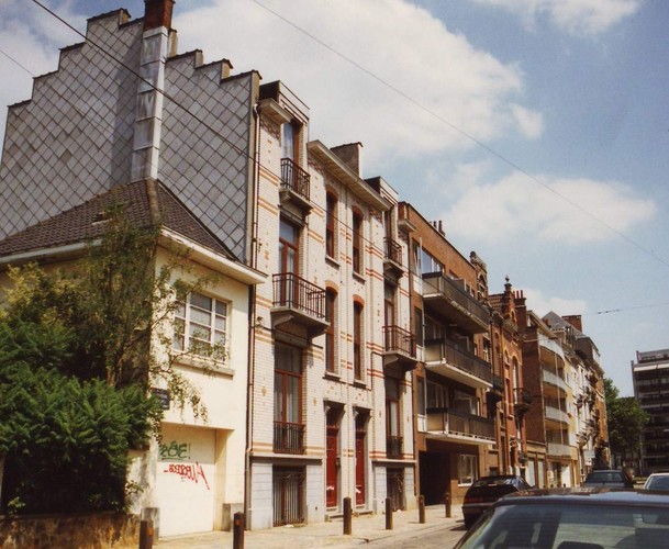 Rue de la Duchesse, côté pair vers l'avenue Brand Whitlock (Woluwe-Saint-Pierre), 1994