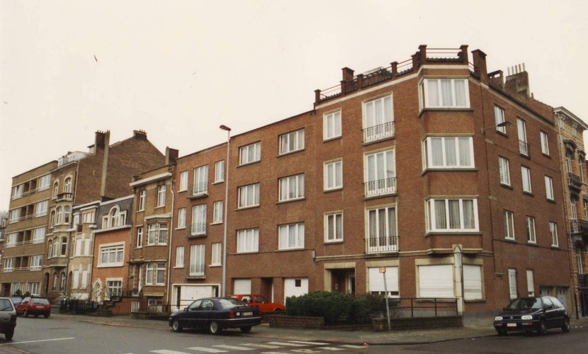 Avenue Edouard Lacomblé, côté impair vers l'avenue Nestor Plissart, 1993