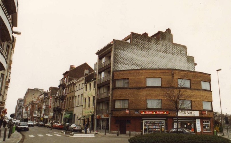 Rue de l'Escadron, côté impair vers le boulevard Saint-Michel, 1994