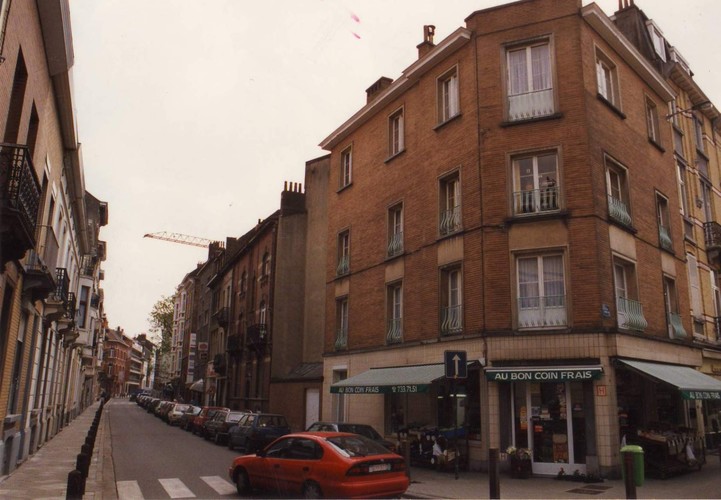 Rue Gérard, vue vers la rue d'Oultremont, 1994