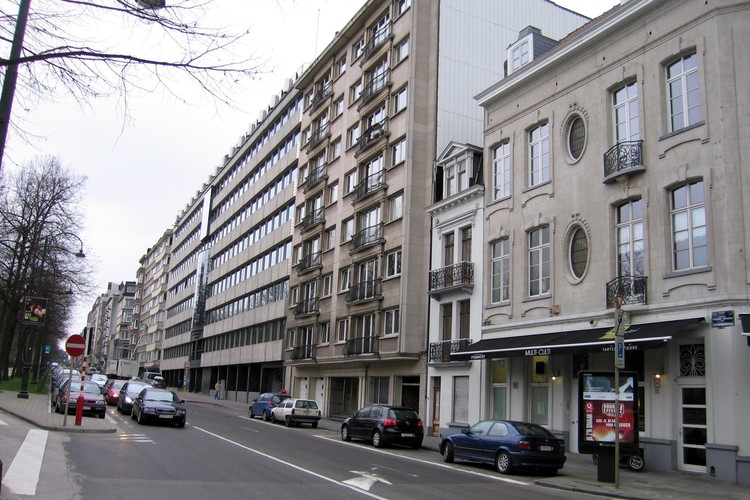 Avenue des Nerviens, vue depuis l'avenue d'Auderghem, 2007