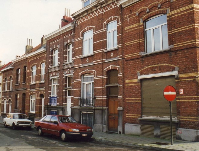Patrijzenstraat, huizenrij aan onpare zijde, 1994