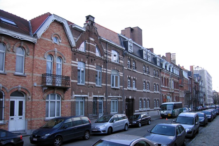 Pater Eudore Devroyestraat, onpare zijde naar Sint-Michielslaan, 2007