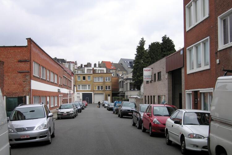 Rue du Reigersvliet, vue depuis l'avenue Nouvelle, 2007
