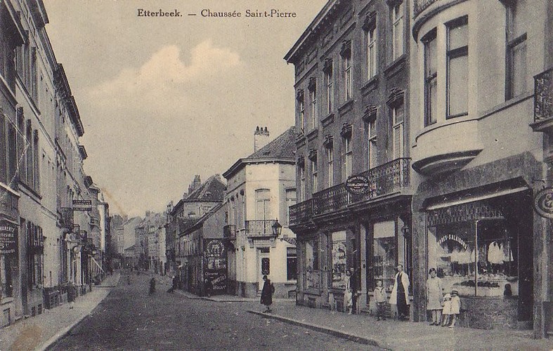 Sint-Pietersesteenweg, s.d. (Verzameling postakaarten Dexia Bank)