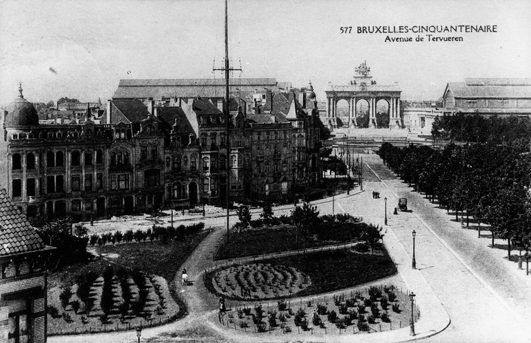 Avenue de Tervueren vers 1915 (Collection de Dexia Banque)