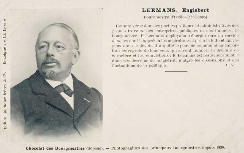 Le Bourgmestre Leemans, s.d. (Collection de Dexia Banque).
