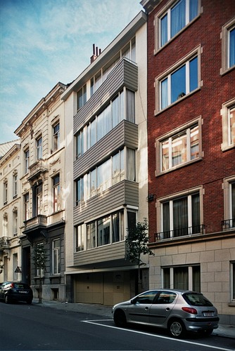 Rue de la Concorde 48, immeuble à appartements légèrement modifié, architecte Armand Cornut, 1955, 2009