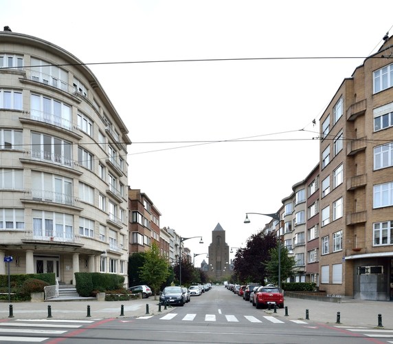 Avenue Général Dossin de Saint-Georges, vue d’ensemble, 2014