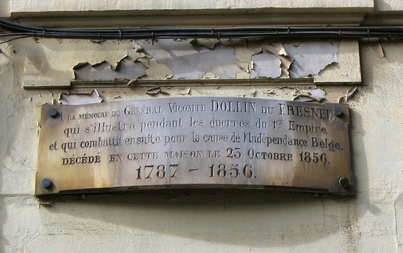 Rue Keyenveld 7, plaque commémorative récemment disparue, 2007