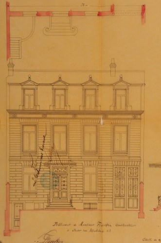 Rue Malibran 51-49, élévation, ACI/Urb. 221-49 (1884).