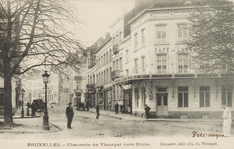 Chaussée de Vleurgat vers Uccle, s.d. (Collection de Dexia Banque)