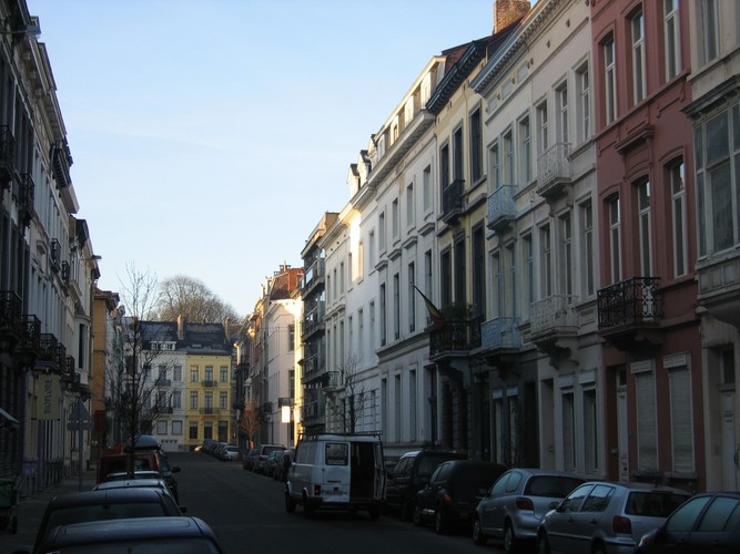 Rue de Florence, vue depuis la rue de Livourne, 2005