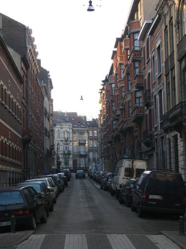 Rue du Fort, vue vers l'avenue du Parc, 2004