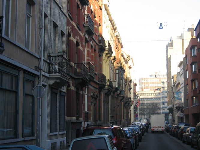 Rue de la Linière, vue depuis la rue Jourdan, 2004