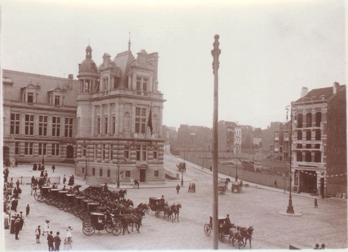 Place Maurice Van Meenen (Photo collection A. van Bellingen, v. 1904).