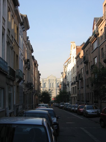 Rue de Rome, vue depuis la rue de l'Hôtel des Monnaies, 2004