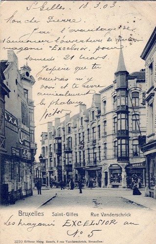 Rue Vanderschrick (Collection cartes cartes postales Dexia Banque, s.d.)