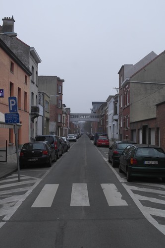 Rue Dupré, vue depuis la chaussée de Wemmel, 2015