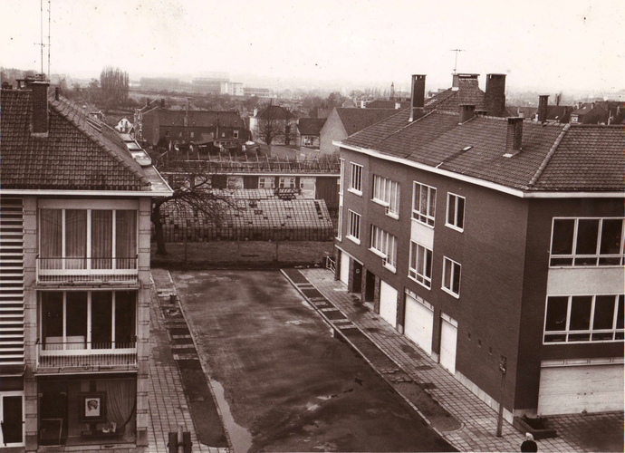 La rue Dominique De Jonghe en 1966, ACWSP/SP (fonds non classés)