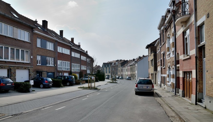 Konkelstraat, onpare zijde aan linkerkant, 2013