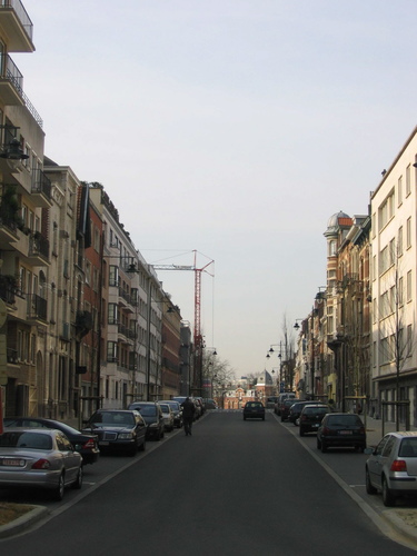 Avenue Roger Vandendriessche depuis l’avenue de Tervueren, 2007