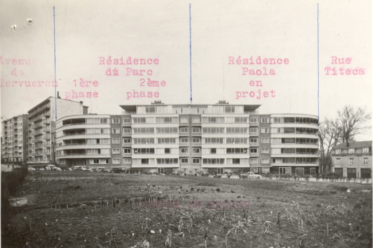 Avenue des Prisonniers Politiques, photomontage, vers 1960 (ACWSP/SP fonds non classé)