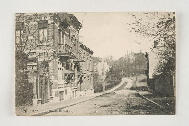 Avenue de Haveskercke, à hauteur des nos137 et 139 (à gauche), après 1900, Collection Belfius Banque - Académie royale de Belgique ARB-urban.brussels