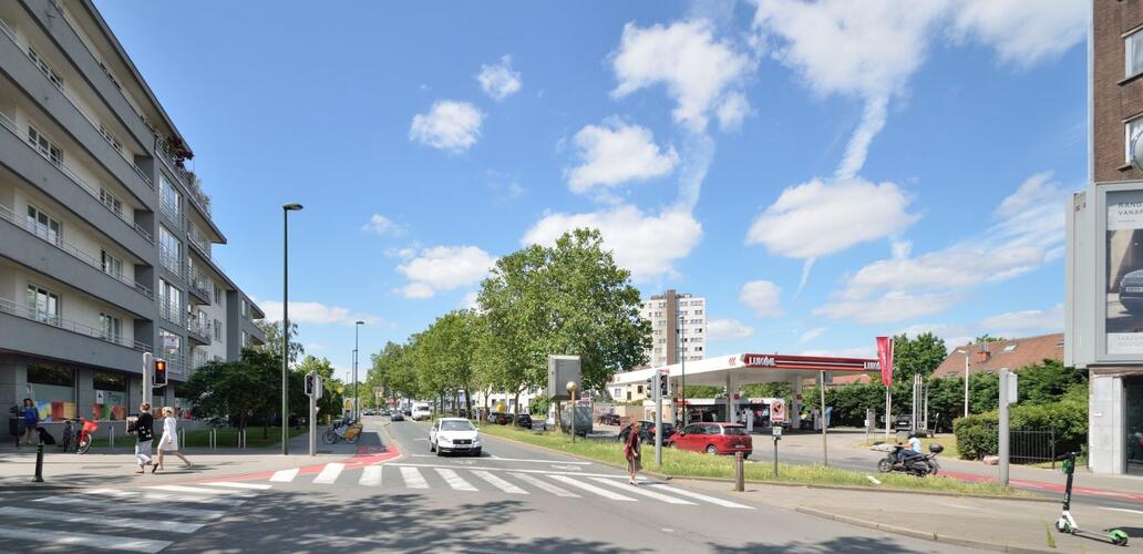 Boulevard de la Deuxième Armée Britannique, vue d’ensemble du premier tronçon, 2019