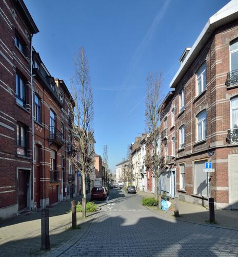 Felix Waefelaerstraat vanuit de Georges Leclercqstraat, 2019